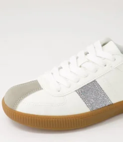 Women I LOVE BILLY Sneakers-Saltine Grey White Silver Multi Sneakers