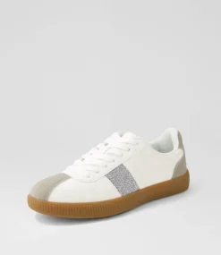 Women I LOVE BILLY Sneakers-Saltine Grey White Silver Multi Sneakers