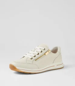Women SUPERSOFT Comfort|Sneakers-Samm Cream Leather Sneakers