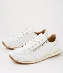 Women SUPERSOFT Comfort|Sneakers-Samm White Leather Sneakers