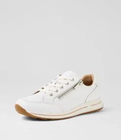 Women SUPERSOFT Comfort|Sneakers-Samm White Leather Sneakers