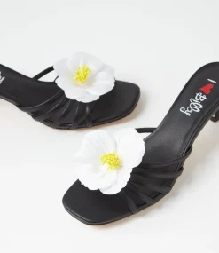 Women I LOVE BILLY Heels|Sandals-Sanikah Black Sandals