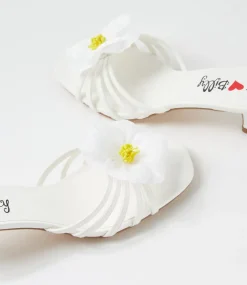 Women I LOVE BILLY Heels|Sandals-Sanikah White Sandals