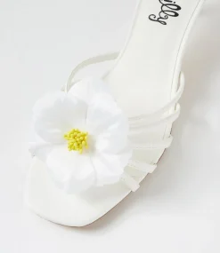 Women I LOVE BILLY Heels|Sandals-Sanikah White Sandals