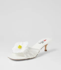 Women I LOVE BILLY Heels|Sandals-Sanikah White Sandals
