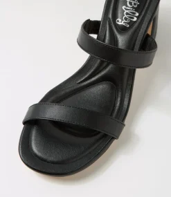 Women I LOVE BILLY Heels|Sandals-Sashay Black Sandals