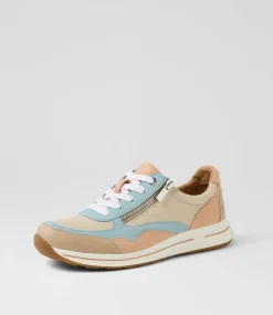 Women SUPERSOFT Comfort|Sneakers-Sashing Light Grey Almond Multi Sneakers