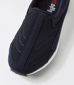 Women I LOVE BILLY Sneakers-Savoca Navy White Fabric Sneakers