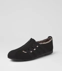 Women SUPERSOFT Comfort|Sneakers-Scottie Black Leopard Lining Fabric Sneakers