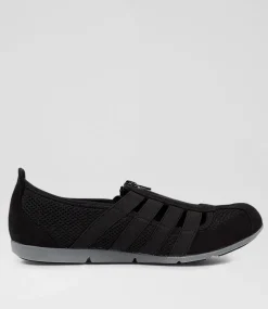 Women SUPERSOFT Comfort|Sneakers-Scottie Black Mesh Sneakers