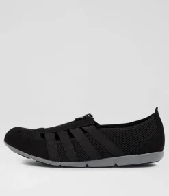 Women SUPERSOFT Comfort|Sneakers-Scottie Black Mesh Sneakers