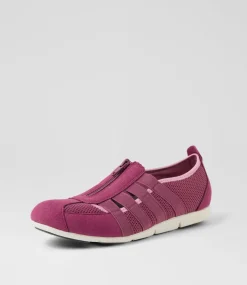 Women SUPERSOFT Comfort|Sneakers-Scottie Plum Lavender Lining Fabric Sneakers