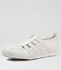 Women SUPERSOFT Comfort|Sneakers-Scottie White Metallic Mesh Sneakers