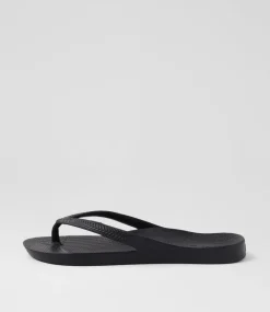 Women COLORADO Comfort|Flats-Scuba S Black Eva Thongs