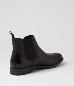 WINDSOR SMITH Boots|Casuals-Sergio Black Tumbled Leather Chelsea Boots