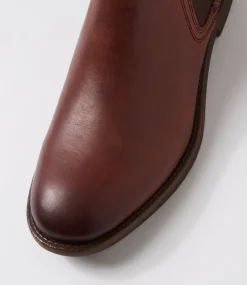 WINDSOR SMITH Boots|Casuals-Sergio Dark Brown Tumbled Leather Chelsea Boots