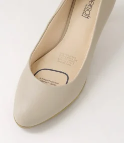 Women SUPERSOFT Comfort|Heels-Serina2 Oatmilk Natural Heel Leather Heels