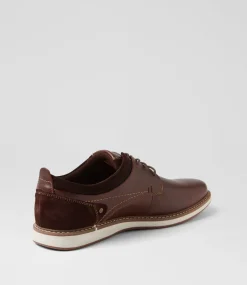 COLORADO Casuals-Shaggy Redwood Leather Lace Up Flats