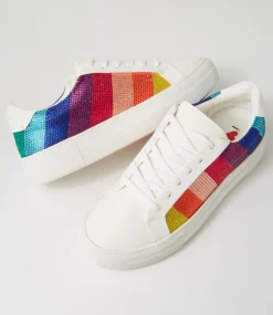 Women I LOVE BILLY Sneakers-SHINA IL WHITE BRIGHT SMOOTH JEWELS