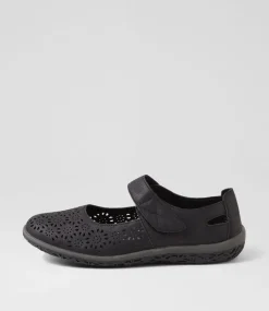 Women I LOVE BILLY Flats-Silviee Black Flat Shoes