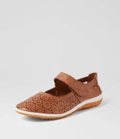 Women I LOVE BILLY Flats-SILVIEE IL TAN SMOOTH