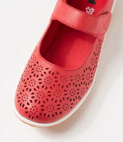 Women I LOVE BILLY Flats-Silviee Red Flat Shoes