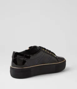 Women I LOVE BILLY Sneakers-Skillex Black Patent Pu Sneakers