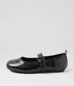 Women I LOVE BILLY Flats-Skooch Black Flat Shoes