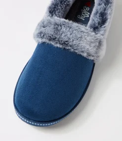Women I LOVE BILLY Flats-Slipon Blue Multi Flat Shoes