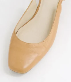 Women SUPERSOFT Comfort|Heels-Special Dark Tan Leather Heels