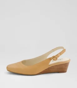 Women SUPERSOFT Comfort|Heels-Special Dark Tan Leather Heels