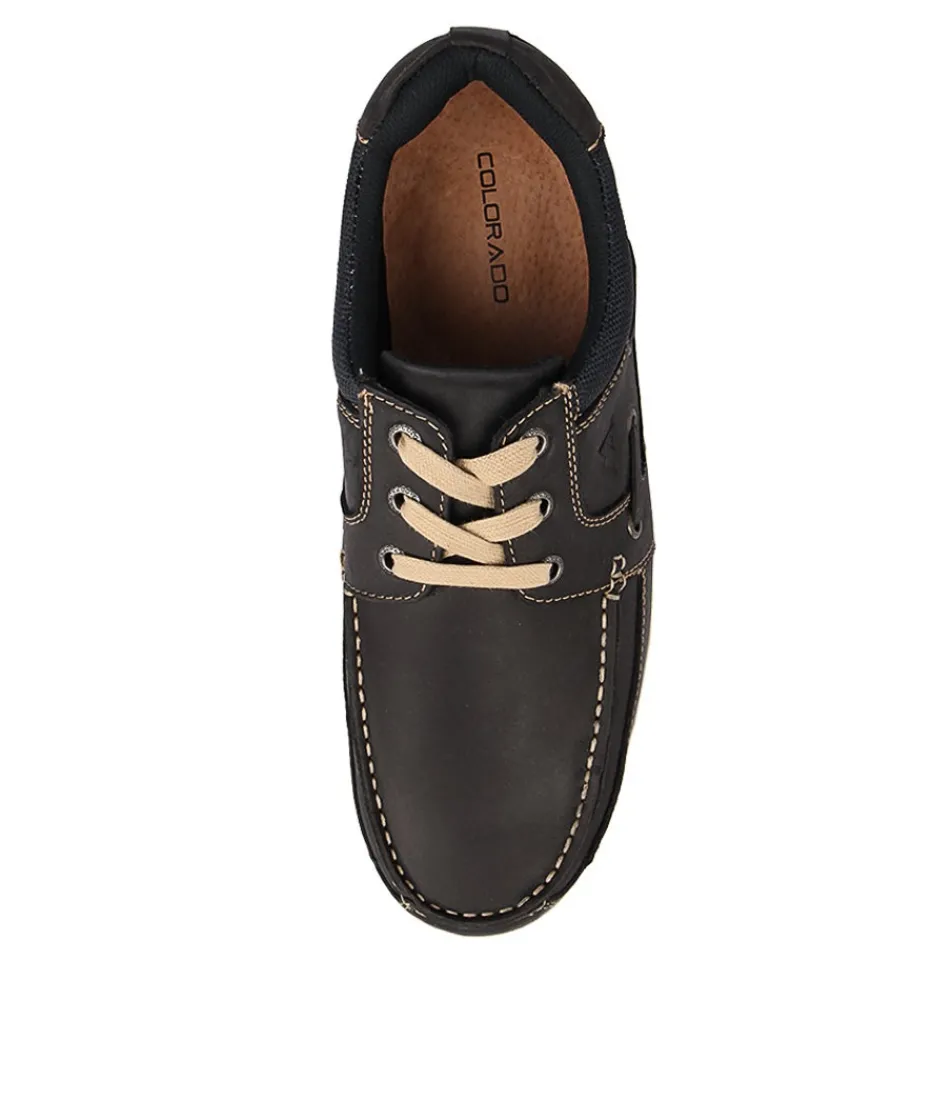 COLORADO Casuals-SPINNAKER NAVY LEATHER