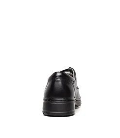 COLORADO Junior School Shoes-SSTRUCK JNR BLK LEATHER