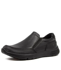 COLORADO Casuals-STEEL BLACK LEATHER