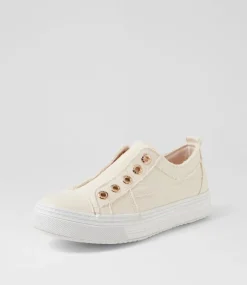 Women BLOWFISH Sneakers-Superplay White Canvas Sneakers