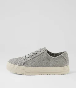 Women BLOWFISH Sneakers-Supersmile 2 Fog Grey Fabric Sneakers
