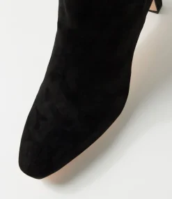 Women DIANA FERRARI Boots-Swan Black Suede Knee High Boots