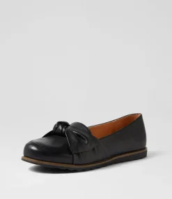 Women SUPERSOFT Comfort|Loafers-Taii Black Leather Loafers