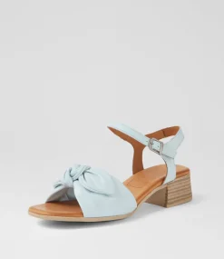 Women DIANA FERRARI Heels|Sandals-Tanglee Sky Leather Sandals