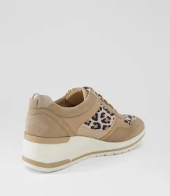 Women SUPERSOFT Comfort|Sneakers-Tarrina Tan Leopard Multi Sneakers