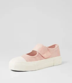 Women I LOVE BILLY Mary Janes|Flats-Taylin Rose Canvas Flat Shoes