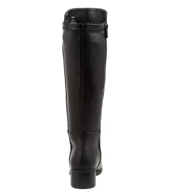 Women I LOVE BILLY Boots-TELLI2 BLK SMOOTH-STRETCH