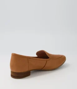 Women DIANA FERRARI Dress|Loafers-Temimie Dark Tan Leather Flat Shoes