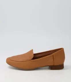 Women DIANA FERRARI Dress|Loafers-Temimie Dark Tan Leather Flat Shoes