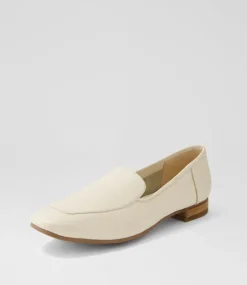 Women DIANA FERRARI Dress|Loafers-TEMIMIE DF CREAM LEATHER