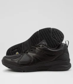 COLORADO Sport School Shoes|Senior School Shoes-TEMPO SNR D BLACK LEATHER