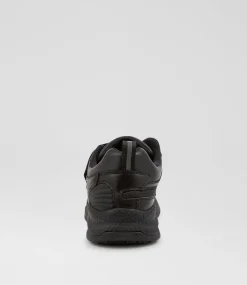COLORADO Sport School Shoes|Senior School Shoes-TEMPO SNR E ZIP BLACK