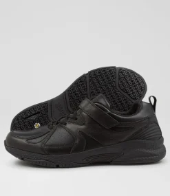 COLORADO Sport School Shoes|Senior School Shoes-TEMPO SNR E ZIP BLACK