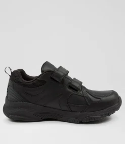 COLORADO Sport School Shoes|Junior School Shoes-TEMPO VEL JNR ADJ BLACK