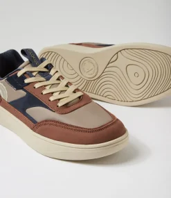 COLORADO Sneakers|Casuals-Teuta Taupe Leather Sneakers